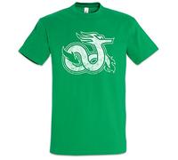 Urban Backwoods Celtic Dragon V Camiseta De Hombre T-Shirt Verde Talla L