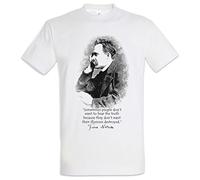 Urban Backwoods Friedrich Nietzsche Illusions Camiseta De Hombre T-Shirt Blanco Talla L