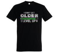 Urban Backwoods I Don't Get Older I Level Up Camiseta De Hombre T-Shirt Negro Talla L