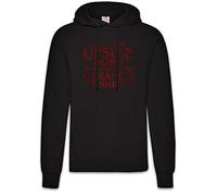 Urban Backwoods I Went To The Upside Down T-Shirt Hoodie Sudadera con Capucha Sweatshirt Negro Talla M