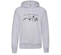 Urban Backwoods In Vino Veritas Hoodie Sudadera con Capucha Sweatshirt Gris Talla M