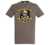 Urban Backwoods Jolly Rogers Patch Camiseta De Hombre T-Shirt Gris Talla 2XL