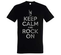 Urban Backwoods Keep Calm and Rock On Camiseta De Hombre T-Shirt