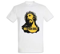 Urban Backwoods Kill Your Idols - Camiseta para hombre, Blanco, XXL
