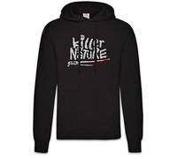 Urban Backwoods Killer by Nature Hoodie Sudadera con Capucha Sweatshirt Negro Talla L