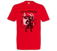 Urban Backwoods Nice Is Overrated Camiseta De Hombre T-Shirt Rojo Talla M