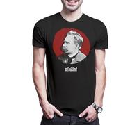Urban Backwoods Nietzsche Nihilist - Camiseta para hombre, Negro , XS-5XL