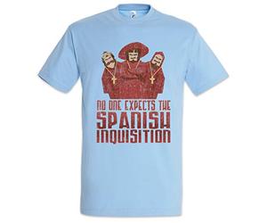 Urban Backwoods No One Expects The Spanish Inquisition Camiseta De Hombre T-Shirt Azul Talla L