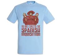 Urban Backwoods No One Expects The Spanish Inquisition Camiseta De Hombre T-Shirt Azul Talla XL