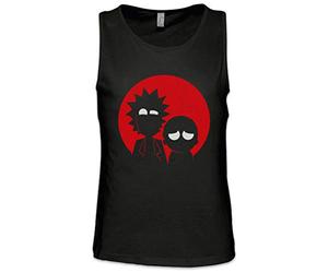Urban Backwoods R and M Hombre Camiseta Sin Mangas Men Tank Top Negro Talla M