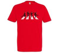 Urban Backwoods Silly Walk Road Camiseta De Hombre T-Shirt Rojo Talla XL