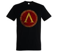 Urban Backwoods Sparta Camiseta De Hombre T-Shirt Negro Talla XL
