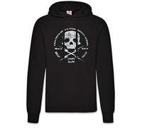 Urban Backwoods Stuntman Mike Vintage Hoodie Sudadera con Capucha Sweatshirt Negro Talla L