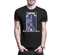 Urban Backwoods Tarot B The Hanged Man - Camiseta para hombre, Negro , XS-5XL