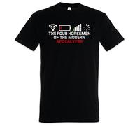 Urban Backwoods The Four Horsemen of The Modern Apocalypse Camiseta De Hombre T-Shirt Negro Talla L