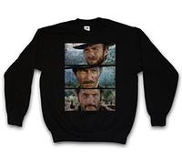 Urban Backwoods The Good The Bad and The Ugly Sudadera para Hombre Sweatshirt Pullover Negro Talla M