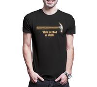 Urban Backwoods This is Not A Drill - Camiseta para hombre, Negro , XS-5XL