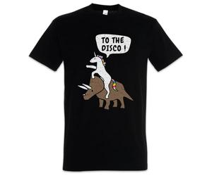 Urban Backwoods to The Disco Unicorn - Camiseta para hombre, Negro , 5XL