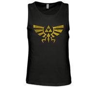 Urban Backwoods Triforce Vintage Logo Hombre Camiseta Sin Mangas Men Tank Top Negro Talla XL