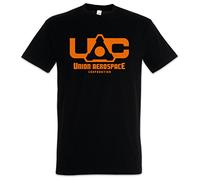 Urban Backwoods Union Aerospace Corporation Camiseta De Hombre T-Shirt Negro Talla L