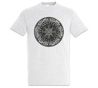 Urban Backwoods Viking Shield I Camiseta De Hombre T-Shirt Gris Talla S