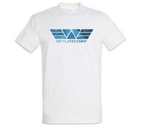 Urban Backwoods Weyland Corporation II Camiseta De Hombre T-Shirt Blanco Talla M