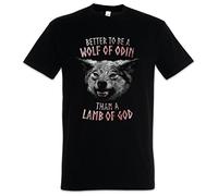 Urban Backwoods Wolf of Odin Camiseta De Hombre T-Shirt Negro Talla 2XL
