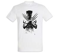 Urban Backwoods Wolverine Shadow Warrior Camiseta De Hombre T-Shirt Blanco Talla S