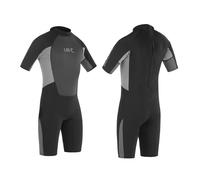Urban Beach Blacktip Mens Short Length Wetsuit Traje de Neopreno Corto de Verano para Hombre, 2 mm, con Percha, Color Negro, S
