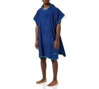 Urban Beach with Hood Adultos con Capucha, Poncho de Festival y Camping, Unisex, Azul, One Size (Adults)