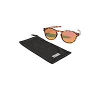 Urban Classics 106 Sunglasses UC, Gafas Unisex Adulto, Leopardo Marrón/Naranja, One Size