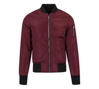 Urban Classics 2-Tone Bomber Jacket Chaqueta, Multicolor (Burgundy/Black 00619), XXX-Large para Hombre