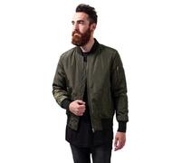 Urban Classics 2-Tone Bomber Jacket Chaqueta, Multicolor (Darkolive/Black 00795), XXX-Large para Hombre