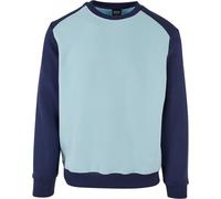 Urban Classics 2-Tone Fake Raglan Crew Azul marino/Azul oscuro L