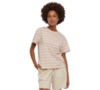 Urban Classics Camiseta Cuadrada a Rayas para Mujer, Rosa Limonada/Blanco, L