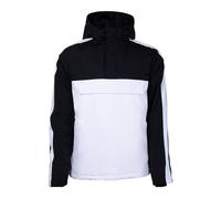 Urban Classics 3-tone Padded Pull Over Hooded Jacket Wht/blk/blk Talla: L | Chaquetas Finas Outlet | Unisex