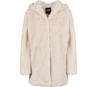Urban Classics Abrigo de entretiempo ' Ladies Hooded Teddy Coat ' offwhite S offwhite