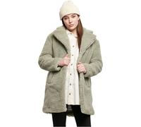 Urban Classics Abrigo Sherpa de Gran tamaño para Mujer Chaqueta, Salvia, XS