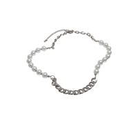 Urban Classics Accesorios Pearl Various Chain Necklace, talla única, Metal, No es una piedra preciosa
