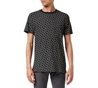 Urban Classics Allover Logo tee, Camiseta para Hombre, Negro (Black 00007), X-Large