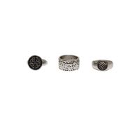 Urban Classics Anillo negro / plata 53-54 EUR