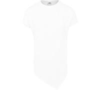 Urban Classics Camiseta Asymetric Long Tee White XL