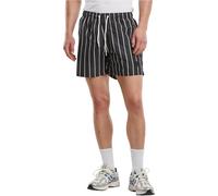Urban Classics Bañador a Rayas Hombre Bañador Negro-Blanco XL 100% poliéster