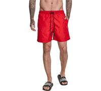 URBAN CLASSICS Bañador de Hombre Cortos, Bermudas, Shorts de Baño para Natación, Secado Rápido para Vacaciones, Color: leaf/rojo/azul, Talla: 5XL