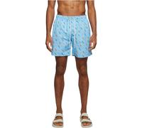 URBAN CLASSICS Bañador Hombre Bermudas Cortos, Shorts de Baño para Natación, Secado Rápido para Vacaciones, Color: lightblu/ice, Talla: M