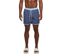 Urban Classics Tb2050-retro Swimshorts Bañador para Hombre, Azul Océano Vintage, 4XL