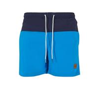 Urban Classics - Bañador Bermudas Moderno - Secado rápido - Tallas XS-5XL - Azul cielo/azul oscuro