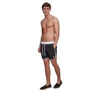 Urban Classics Retro, Bañadores Ajustados Para Hombre, Negro/blanco, S