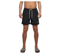 Urban Classics Block Swim-Pantalones Cortos (2 Unidades) Bañadores Ajustados para Hombre, Verde Vintage + Negro, XXL