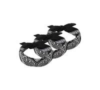 Urban Classics Bandana 3-Pack Unisex Bandana Negro 100% algodón